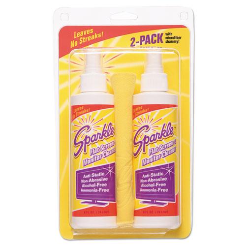 ESFUN50128 - Flat Screen & Monitor Cleaner, Pleasant Scent, 8 Oz Bottle, 2-pack