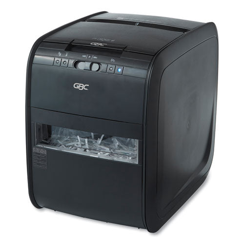 Stack-and-shred 80x Auto Feed Cross-cut Shredder, 80 Auto-6 Manual Sheet Capacity