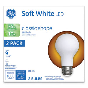 ESGEL31180 - CLASSIC LED SOFT WHITE NON-DIM A21, 10W, 2-PACK