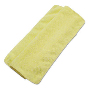 Microfiber Cleaning Cloths, 16 X 16, Yellow, 24-pack