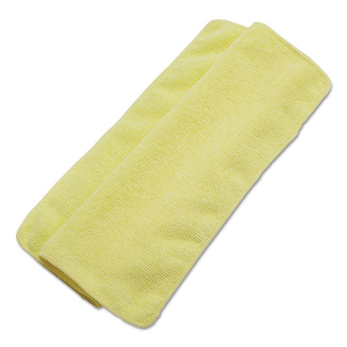 Microfiber Cleaning Cloths, 16 X 16, Yellow, 24-pack