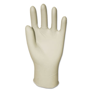 ESGEN8970MCT - Latex General-Purpose Gloves, Powdered, Medium, Clear, 4 2-5 Mil, 1000-carton