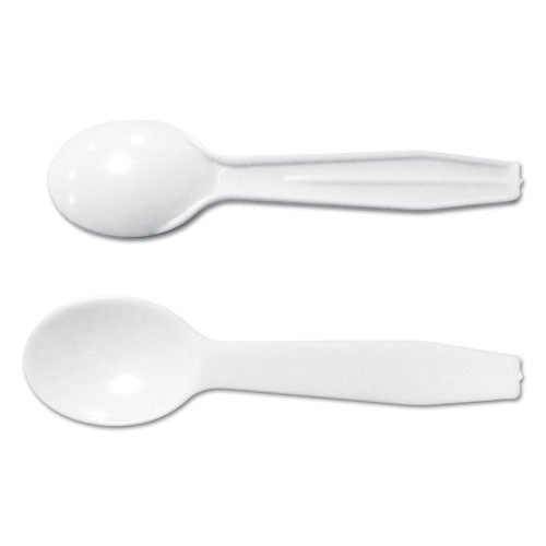 ESGENTASTERSPOON - Medium-Weight Cutlery, Taster Spoon, White, 3", 3000-carton