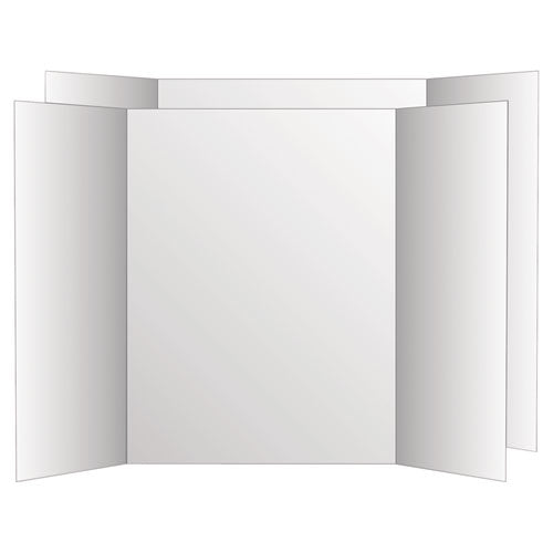 ESGEO26790 - Two Cool Tri-Fold Poster Board, 36 X 48, White-white, 6-carton