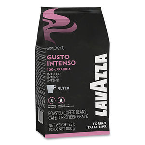 Expert Gusto Intenso Ground Coffee, Intensity 8, 2.2 Lb Bag, 6-carton