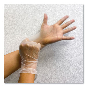 Single Use Vinyl Glove, Clear, Medium, 1,000-carton