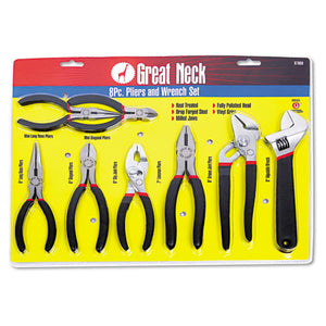 ESGNS87900 - 8-Piece Steel Pliers And Wrench Tool Set