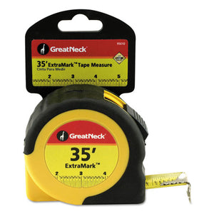 ESGNS95010 - Extramark Tape Measure, 1" X 35ft, Steel, Yellow-black