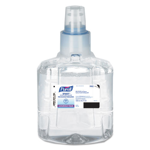 ESGOJ190202 - Sf607 Instant Hand Sanitizer Foam, 1200 Ml Refill, Fragrance Free, 2-carton