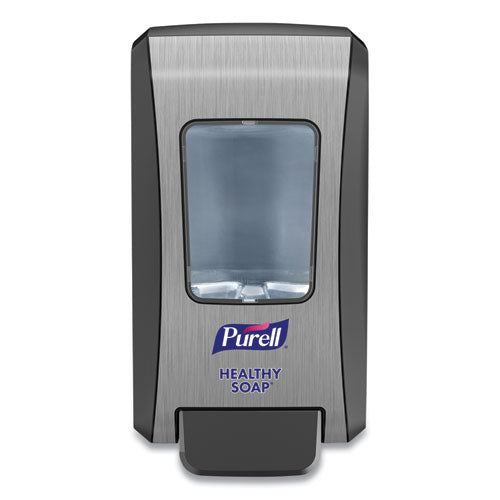 Fmx-20 Soap Push-style Dispenser, 2,000 Ml, 6.5 X 4.65 X 11.86, Graphite-chrome, 6-carton