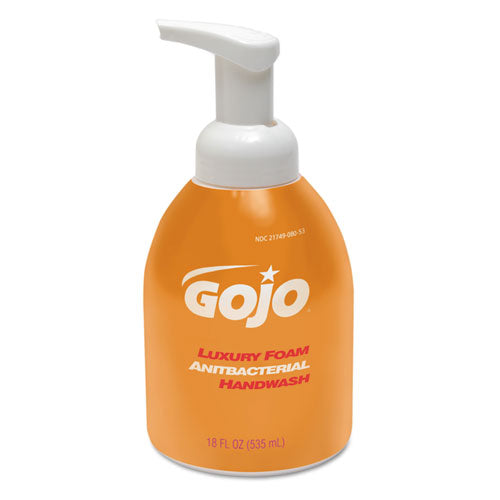 ESGOJ576204 - LUXURY FOAM ANTIBACTERIAL HANDWASH, FRESH FRUIT, 535ML BOTTLE, 4-CARTON