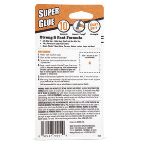 Super Glue, 0.53 Oz, Dries Clear, 4-carton