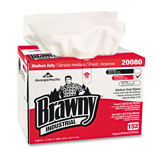 ESGPC2008003 - Brawny Industrial Premium Drc Wipes, Paper, 12-1-2 X 16-3-4, White, 152-box