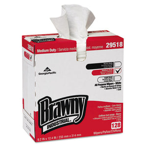 ESGPC29518CT - Brawny Ind. Airlaid Med-Duty Wipers, Cloth, 9 1-5 X 12 2-5, We, 128-bx, 10 Bx-ct