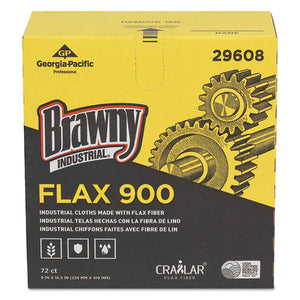 ESGPC29608 - Flax 900 Heavy Duty Cloths, 9 X 16 1-2, White, 72-box, 10 Box-carton