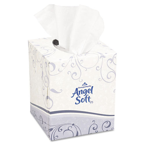 ESGPC46580BX - Premium Facial Tissue, White, Cube Box, 96 Sheets-box