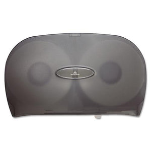 ESGPC59209 - Jumbo Jr. Two-Roll Bathroom Tissue Dispenser, 20 1-50 X5 2-5 X 12 1-4, Smoke