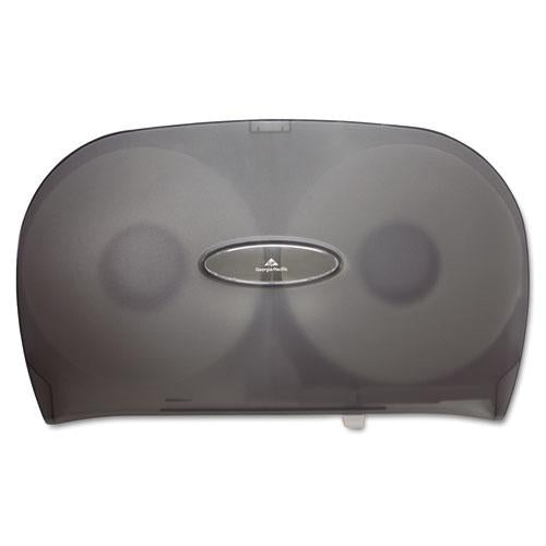 ESGPC59209 - Jumbo Jr. Two-Roll Bathroom Tissue Dispenser, 20 1-50 X5 2-5 X 12 1-4, Smoke