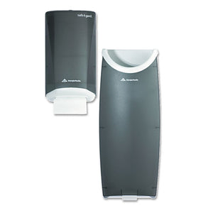 ESGPC59513 - Door Tissue Dispenser-trash Receptacle, 6 3-5 X 4 X 11, Smoke