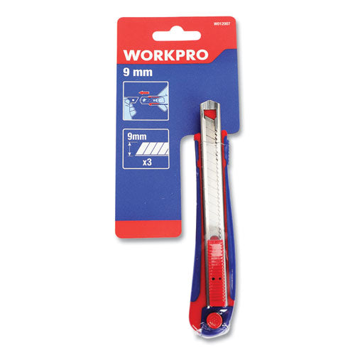 Plastic Snap-off Knife, 9 Mm, 3 Self-loading Blades