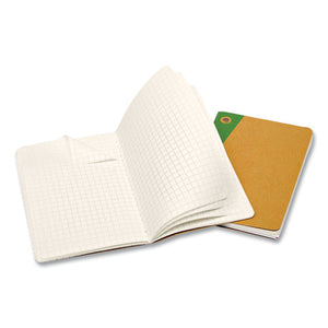Evernote Soft Cover Journal With Smart Stickers, Quadrille (square Grid) Rule, Brown Cover, 5.5 X 3.5, 32 Sheets, 2-pack