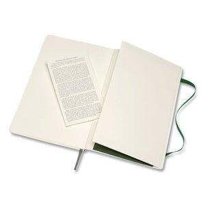 Classic Softcover Notebook, Wide Rule, Myrtle Green Cover, 5 X 8.25, 96 Sheets