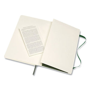 Classic Softcover Notebook, Unruled, Myrtle Green Cover, 5 X 8.25, 96 Sheets