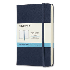 Classic Collection Hard Cover Notebook, Quadrille (dot Grid) Ruled, Sapphire Blue Cover, 5.5 X 3.5