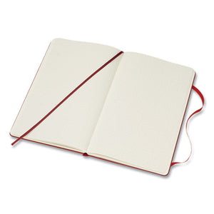 Classic Collection Hard Cover Notebook, Quadrille (dot Grid) Rule, Scarlet Red Cover, 8.25 X 5