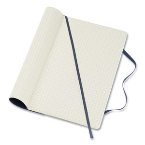 Classic Softcover Notebook, Quadrille (square Grid) Rule, Sapphire Blue Cover, 8.25 X 5