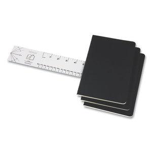 Cahier Journal, Dotted Ruled, Black Cover, 8.25 X 5, 3-pack