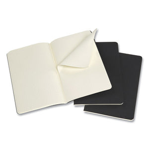 Cahier Journal, Dotted Ruled, Black Cover, 8.25 X 5, 3-pack