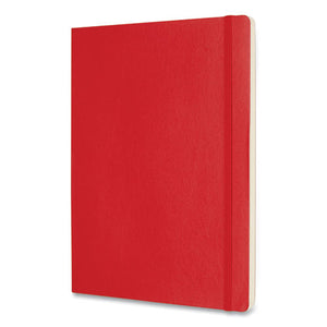 Classic Softcover Notebook, Quadrille (dot Grid) Rule, Scarlet Red Cover, 10 X 7.5, 80 Sheets