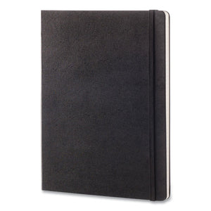 Classic Collection Hard Cover Notebook, Quadrille (square Grid) Rule, Black Cover, 10 X 7.5, 80 Sheets