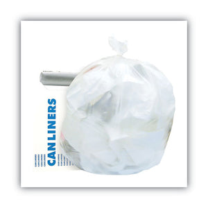 High-density Waste Can Liners, 50-60 Gal, 0.68 Mil, 46 X 50, Natural, 200-carton