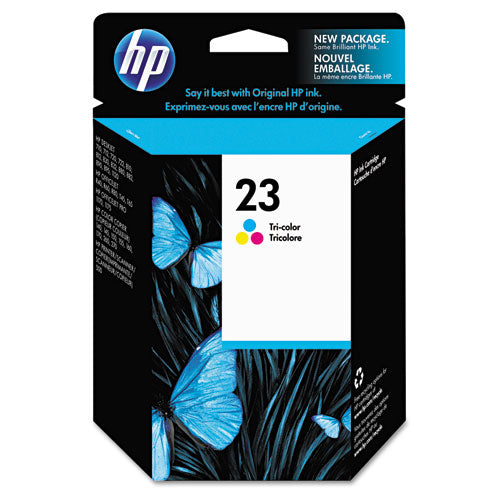 Hp 23, (c1823d) Tri-color Original Ink Cartridge