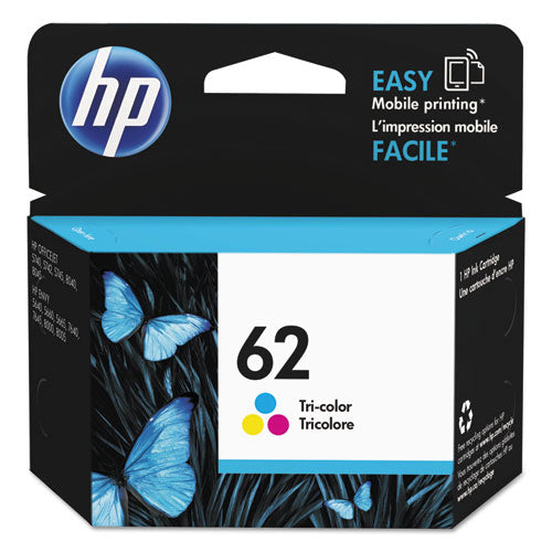 Hp 62, (c2p06an) Tri-color Original Ink Cartridge