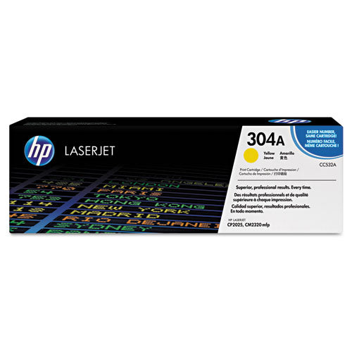 Hp 304a, (cc532a) Yellow Original Laserjet Toner Cartridge