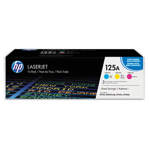 Hp 125a, (ce259a) 3-pack Cyan-magenta-yellow Original Laserjet Toner Cartridges