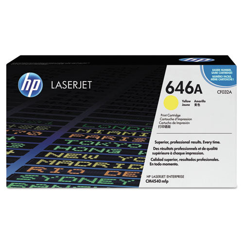 Hp 646a, (cf032a) Yellow Original Laserjet Toner Cartridge