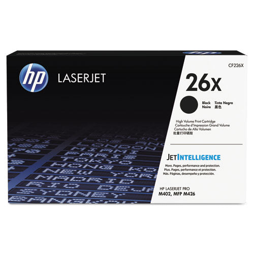 Hp 26x, (cf226x) High-yield Black Original Laserjet Toner Cartridge