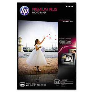 ESHEWCR668A - Premium Plus Photo Paper, 80 Lbs., Glossy, 4 X 6, 100 Sheets-pack