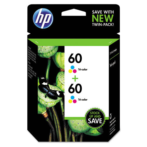 Hp 60, (cz072fn) 2-pack Tri-color Original Ink Cartridges