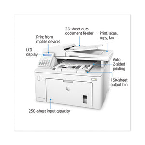 Laserjet Pro Mfp M227fdn Multifunction Printer, Copy-fax-print-scan
