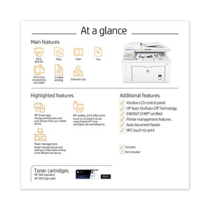 Laserjet Pro Mfp M227fdn Multifunction Printer, Copy-fax-print-scan