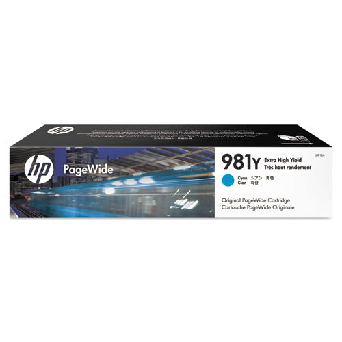 Hp 981y, (l0r13a) Extra High-yield Cyan Original Pagewide Cartridge