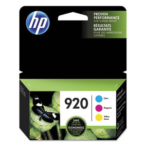 Hp 920, (n9h55fn) 3-pack Cyan-magenta-yellow Original Ink Cartridges