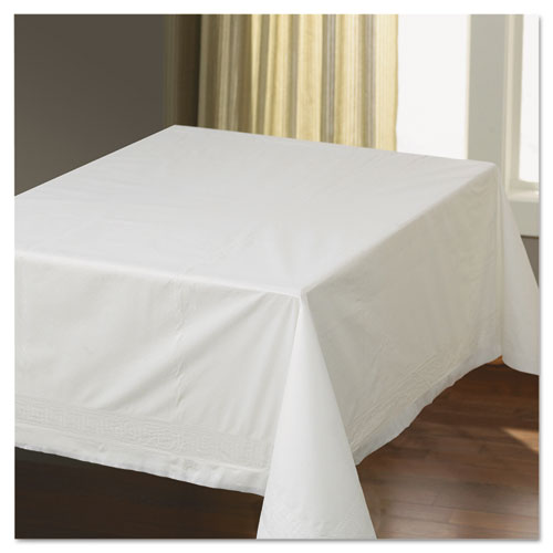 ESHFM210046 - Tissue-poly Tablecovers, 54" X 54", White, 50-carton