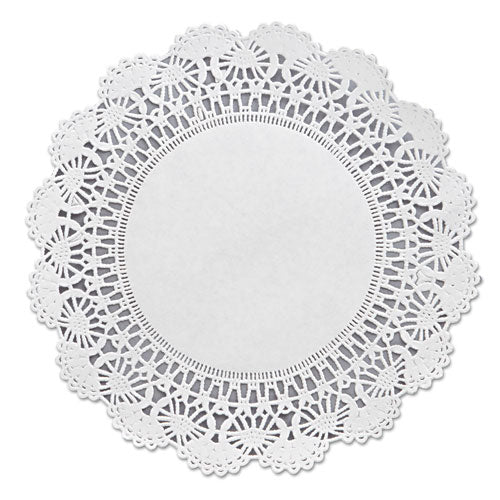 ESHFM500236 - Cambridge Lace Doilies, Round, 8", White, 1000-carton