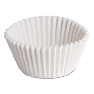 ESHFMBL1143 - Fluted Bake Cups, 7-8" X 7-8" X 1 1-4", White, 500-pack, 20 Packs-carton